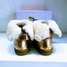 Charger l&#39;image dans la galerie, Bottines fourrées roses gold Bouba Fur Boots Shoo Pom
